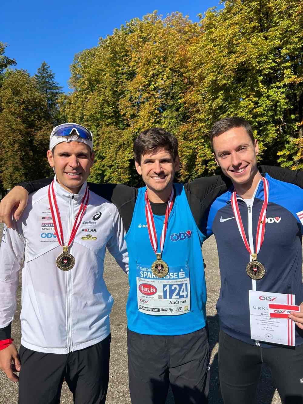 06.10.2024: Halbmarathon Österreichische Staatsmeisterschaft beim Salzburg Half Jedermannlauf Team ÖBV ProTeam auf Platz 1 der Teamwertung