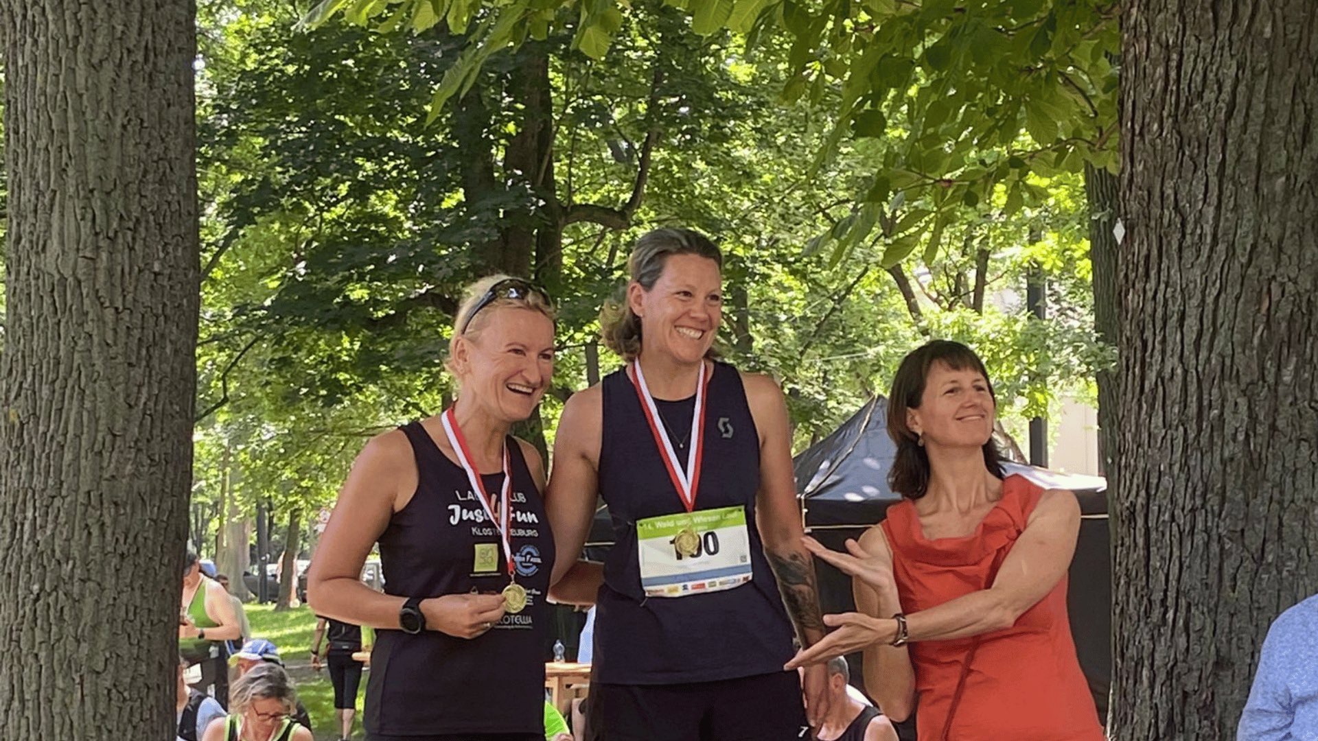 Familie Demuth beim 14. Wald und Wiesenlauf